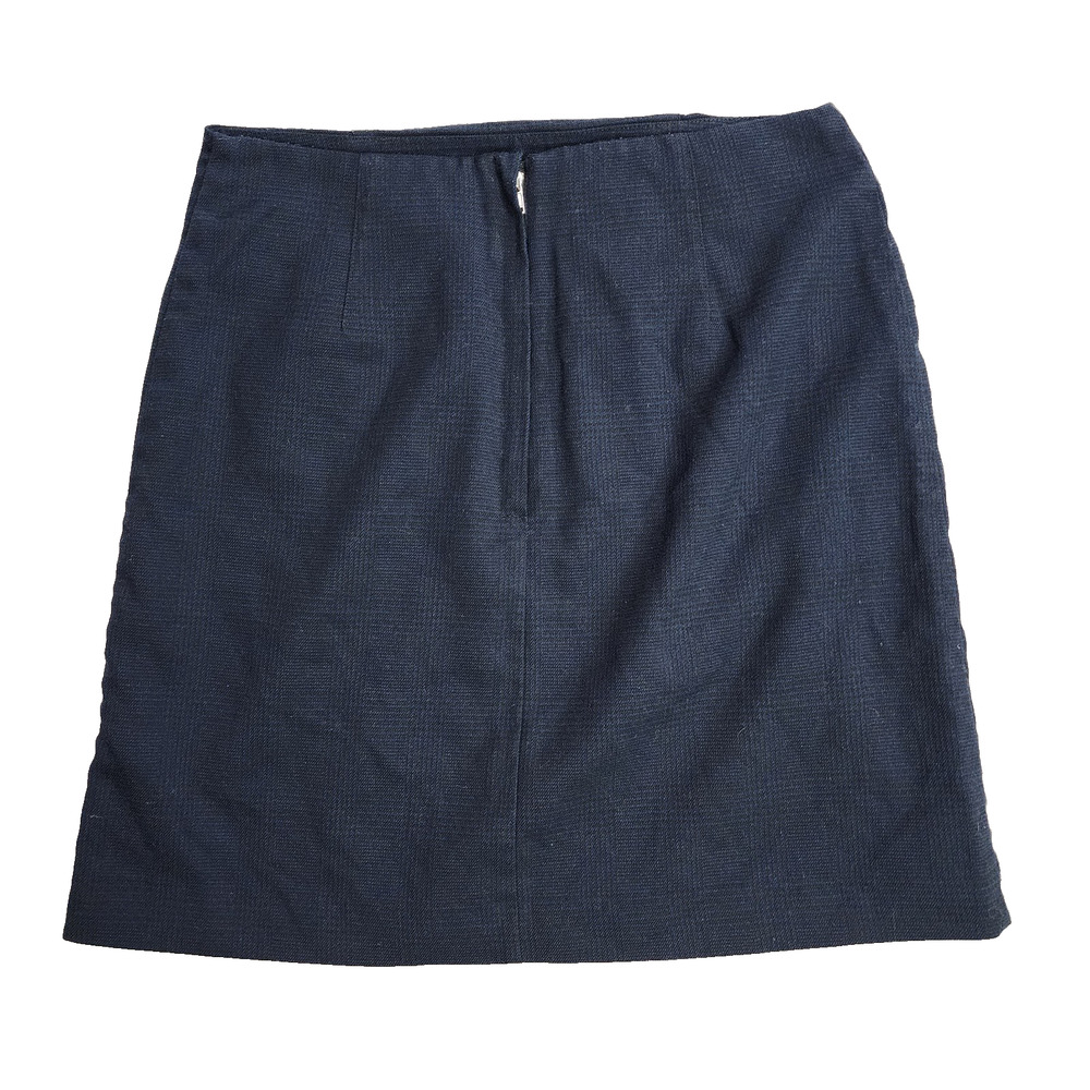 Baldwin Mini Skirt Size XS Blue Pockets 24" Waist 15.5" Length - No size tag